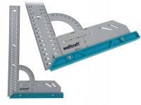 Wolfcraft kątownik stolarski 200x350 mm stalowy kątomierz cyrkiel 32mm 90°