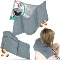 TERMOFOR Z PESTEK WIŚNI NA KARK DUŻY NA BÓL GORĄCZKĘ ZIMNO CIEPŁO