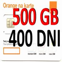 INTERNET NA KARTĘ STARTER ORANGE FREE 500 GB ROK 4G LTE