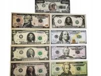 Набор долларов США для игры и обучения файл 9шт