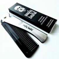 Angry Beard складная расческа для бороды и волос с открывалкой для бутылок