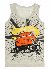 Donella podkoszulek dziecięcy szary bawełna