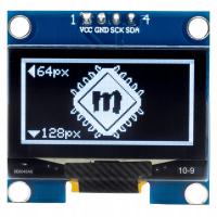 OLED-дисплей для Arduino 1,3 I2C SH1106 Белый 128 x 64 модуль Goldpin