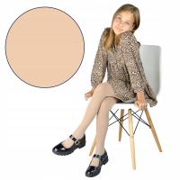 Noviti rajstopy dziecięce beżowy poliamid