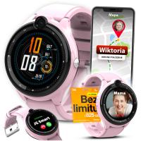 Smartwatch dla dzieci JG Smart Watch KT26 LTE różowy