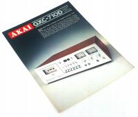 AKAI GXC-710D оригинальный проспект ОК 1970