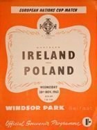 Irlandia Północna - Polska El. ME 1964 (28.11.1962