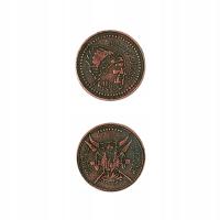 WESTERNOWA MIEDZIANA METALOWA MONETA 1 SZT LARP RPG