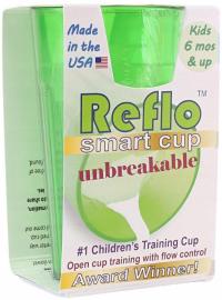 Reflo небьющаяся чашка для обучения питью со вставкой