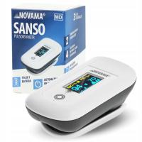 NOVAMA SANSO МЕДИЦИНСКИЙ ПАЛЬЧИКОВЫЙ ПУЛЬСОКСИМЕТР С OLED-ЭКРАНОМ 4 НАПРАВЛЕНИЯ