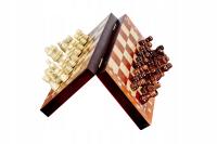Квадрат - деревянные магнитные шахматы 290 инкрустация