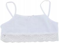 Polski bawełniany top stanik dziewczynki 10 12 lat