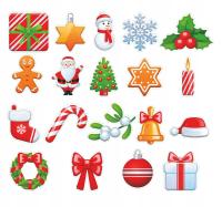 MAGNESY na lodówkę nr5 ŚWIĄTECZNE BOŻE NARODZENIE