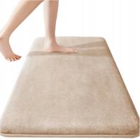 БОЛЬШОЙ КОВРИК ДЛЯ ВАННОЙ, КОВРИК ДЛЯ ДУША, ВАННА, КРОВАТЬ, МЯГКИЙ БЕЖЕВЫЙ 50X80