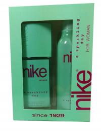 2x NIKE ZESTAW A SPARKLING DAY WOMAN DNS 75+SPRAY 200