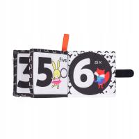 Czarno -biaa książka dla dzieci bezpieczna interaktywna książka z IR