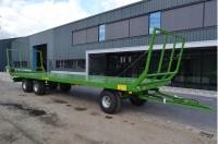 Сельскохозяйственный прицеп платформа для тюков PRONAR T023 финансирование 0% от руки