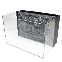 Аквариум с задней фильтрацией, насосом и 3D фоном 60x30x30 см