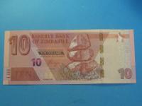 Zimbabwe Banknot 10 Dollars 2020 UNC P-NEW