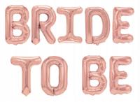 Napis Bride To Be Wieczór Panieński Balony Foliowe