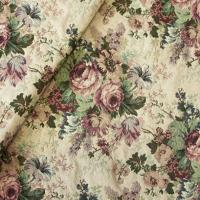 Stylowy TAPICERSKI MATERIAŁ OBICIOWY żakard REGINA PINK 10 róże 008897