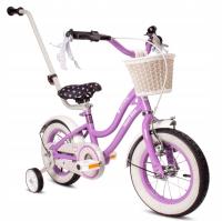 Велосипед для девочек 12 дюймов детский велосипед тележка толкатель боковые колеса