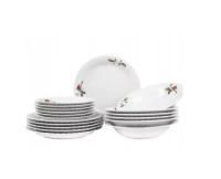 Serwis obiadowy 18 el. Chodzież Iwona B026 Chodzieska róża