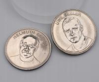 Фишка SHELL MEXICO 70 футбол Хельмут Шон и Уве Зеелер две фишки