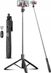 SELFIE-STICK SELFIESHOW 180CM KIJEK DO SELFIE TRIPOD GIMBAL 360° STOJAK