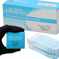 TOREBKI do sterylizacji pakiety PŁASKIE samoprzylepne 57x130mm na frezy