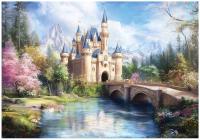 FOTOTAPETA DLA DZIEWCZYNKI ZAMEK BAJKOWY TAPETA DO POKOJU DZIECKA 350x250