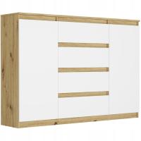 Модный комод 140 шкаф 4 ящика 2 полки R-140-S4 ARTISAN MIX