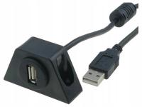 Gniazdo samochodowe USB z 2m przewodem