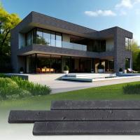 Płytki ceglane Slim Long Grafitowe 52cm