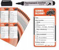 NAKLEJKI OLEJOWE, nalepki pojazdy rolnicze 100 SZT