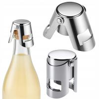 Korek Zatyczka do Butelek Srebrny Wytrzymała Solidna Korek do Butelki Szary