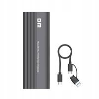 STACJA DOKUJĄCA DYSKÓW SSD ADAPTER KIESZEŃ CZYTNIK M.2 M2 NVME 10 GB/S USB