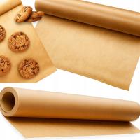 PAPIER DO PIECZENIA SILIKONOWY BRĄZOWY PERGAMIN OBUSTRONNY PREMIUM 6m 29cm