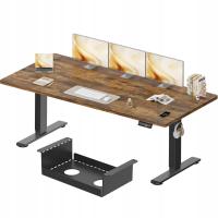 Biurko Elektryczne Regulowane 200x80cm: Blat 18mm z portami USB