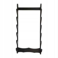 Samurai Rack Holder Stand Uchwyt ścienny do kolekcji mieczy samurajskich 6 Tier
