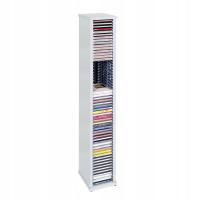 Подставка для музыкальных компакт-дисков контейнер 60 дисков белый