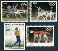 Niger 1983 Znaczki 846-9 ** sport igrzyska olimpijskie Olimpiada atletyka