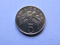 SINGAPUR SINGAPURA 5 CENTS 1995 ROK !!!!!!!!! 1723