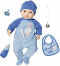 Baby Annabell 43cm lalka interaktywna Alexander chłopiec BRAK ŚLINIACZKA