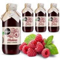 Малиновый сироп малина 330 мл 100% натуральный atodobre! Набор из 4 шт.