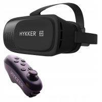 Очки для смартфонов VR очки 3D пульт дистанционного управления черный Hykker