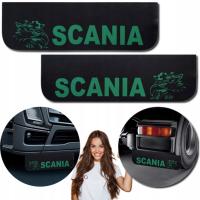 Брызговик фартук SCANIA черный-зеленый МДП