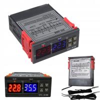 TERMOSTAT ELEKTRONICZNY REGULATOR TEMPERATURY STEROWNIK 230V STC-3008