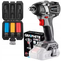 Klucz Udarowy Bezszczotkowy Akumulatorowy + Nasadki do Felg Alu Udar