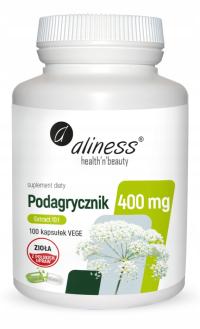 Экстракт подагры Aliness 10:1 400MG печень почки суставы VEGE 100KAP